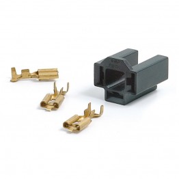 Headlamp or Flasher Relay Socket Kit - Straight