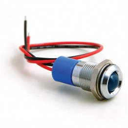 16mm - LED Warning Lamp - Blue