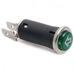 16mm - Warning Lamp with Single Indicator Arrow - Green