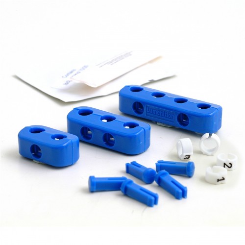 Clamp Set - 4 Cylinder Blue  with Ignition Lead Markers image #1