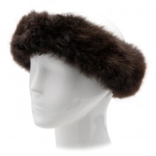 Alpaca Fur Halo - Dark Brown