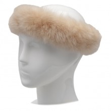 Alpaca Fur Halo - Champagne