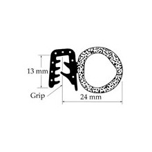 Side Tube Seal. Sold per Metre