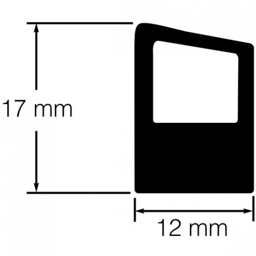 Seal - Aston Martin DB4 GT Roof/Door. Sold per Metre image #1