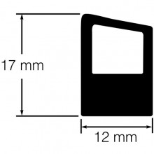 Seal - Aston Martin DB4 GT Roof/Door. Sold per Metre