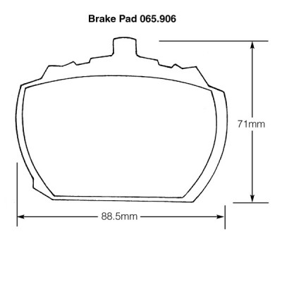                                             MGBGTV8, Triumph, Vauxhall and Rover Brake Pads (Mintex)
                                           