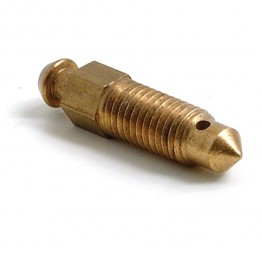 Brass 1/4 in UNF Bleed Screw