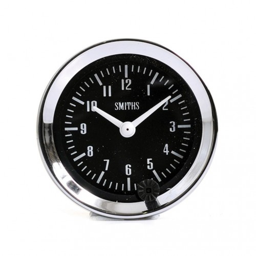 Smiths Classic Clock 52mm diameter - Black Dial image #1