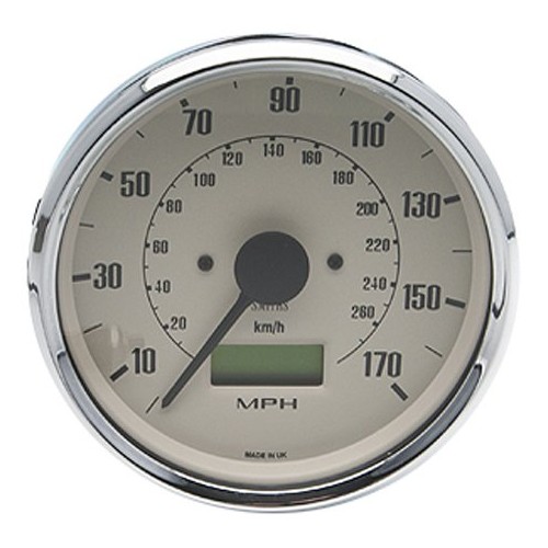 Smiths Classic 100mm Speedometer - 0-170mph - Electronic - Magnolia image #1