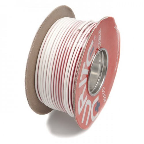 Wire 17 amps: 28/0.30mm White/Red (per metre) image #1