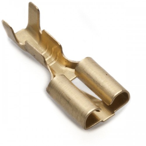 6.4mm Straight Lucar Connector. Supplied in Packs of 50 image #1