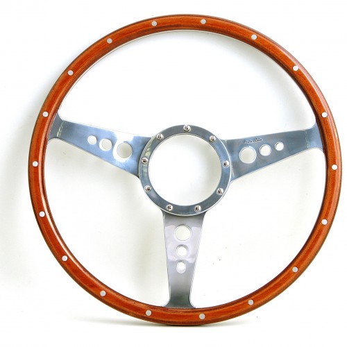 Mota-lita 14" Woodrim Steering Wheel (Dished) image #1