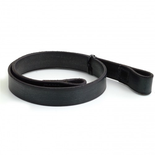 Leather Cross Strap - Black image #1