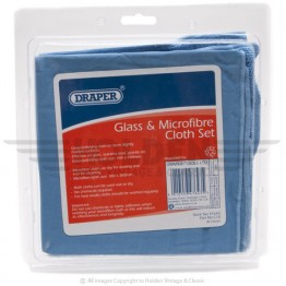 Microfibre and Glass Cloth Set