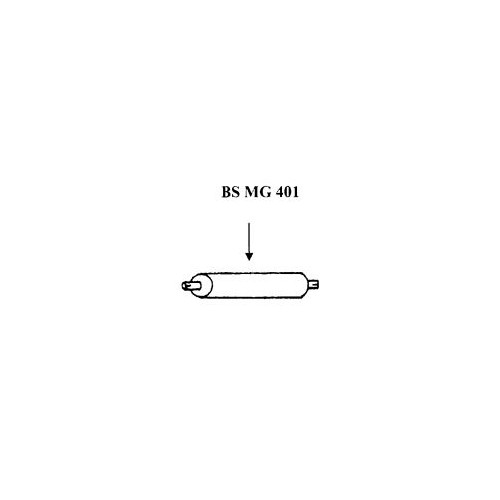 "BELL STAINLESS STEEL  EXHAUST SILENCER FOR TD/TF SLIP JOINT
 "