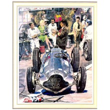 Gotschke 1938 Pescara Pits Signed Print