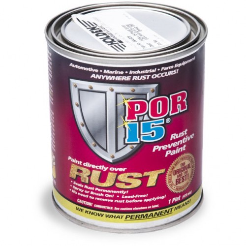 POR-15 Rust Preventative Paint - Silver - 0.473 litre image #1