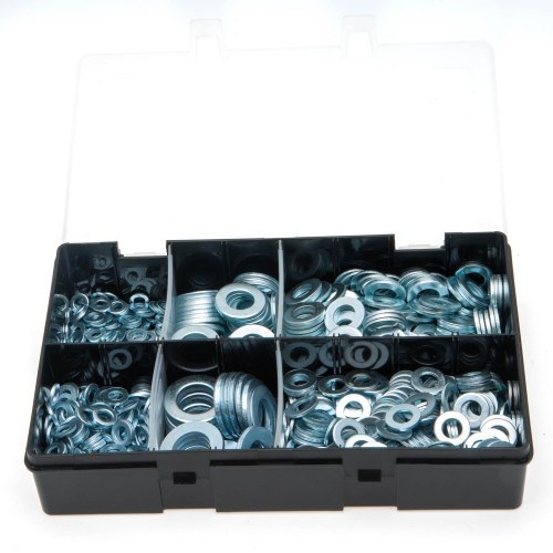 Box of Assorted Flat Steel Washers image #1