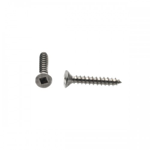 Robertson Screw No 3.5 Full Flat Countersunk Zinc 30mm long. Sold as a packet of 200 image #1