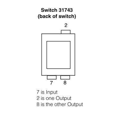                                             Lucas 57SA Type On-off-on Toggle Switch for Indicators
                                           