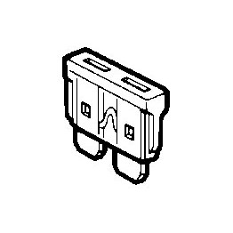 Blade Fuse - 25 amp, White. Supplied in packs of 3