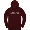 Lucas Distressed Pullover Hoodie - Burgundy image #6