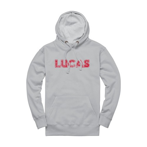 Lucas Distressed Pullover Hoodie - Heather Grey image #4