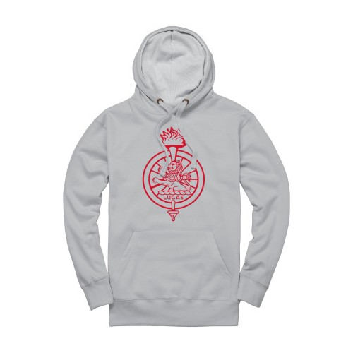 Lucas Flambeau Pullover Hoodie - Heather Grey image #1