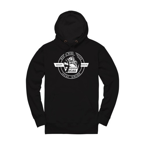 Lucas Lion Pullover Hoodie - Black image #5