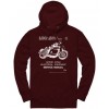 Lucas Motorcycle Service Manual Pullover Hoodie - Burgundy image #6