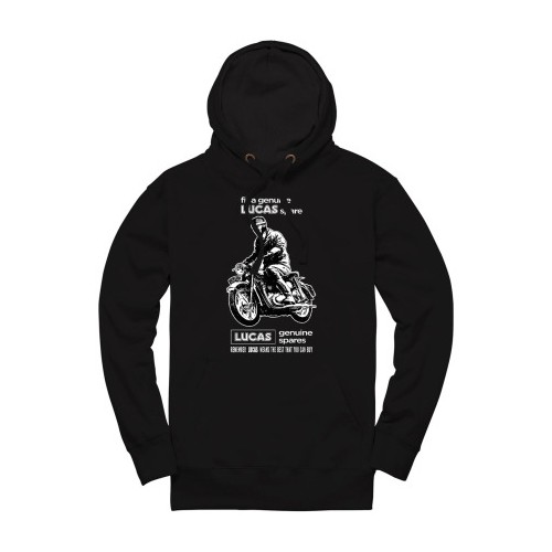 Lucas Motorcycle Spares Pullover Hoodie - Black image #5