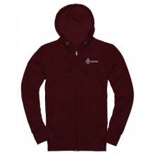 Lucas Zip-Up Hoodie - Burgundy