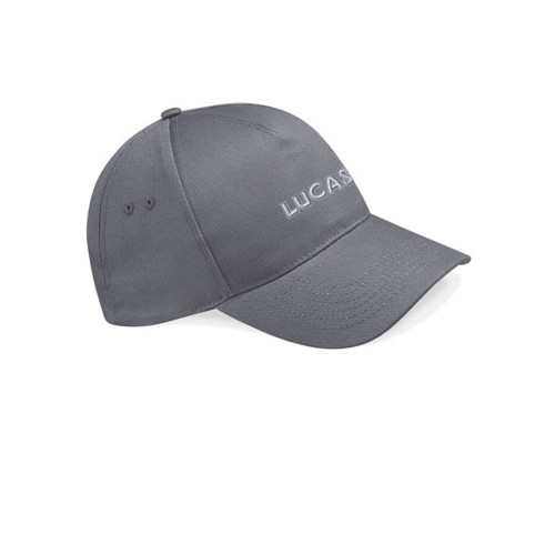 Lucas Text 5 Panel Cap - Graphite image #1