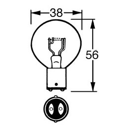 12v Bulb Double Contact 36/36w LLB171