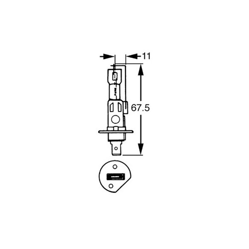 H1 Halogen Bulb 6v 55w LLB465 image #1