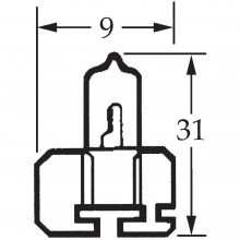 H2 Halogen Bulb 12v 55w LLB479