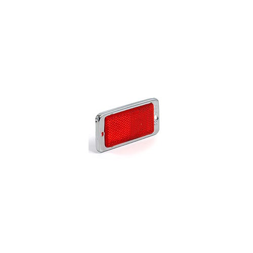 Red Rectangular Reflector 89 mm X 43 mm image #1