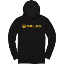 Girling Distressed Hoodie in Black