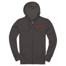 Girling Zip-Up Hoodie in Charcoal