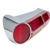 Lucas L651 rear tail lamp assembly, for DHC. Left Hand US specification - All Red lens image #4