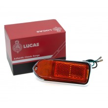 Lucas L824 Left hand front side marker lamp, deep lens