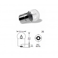 12V 5W BA15S BULB LLB207S