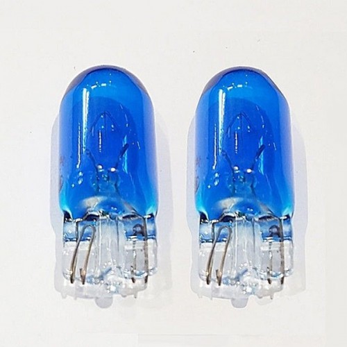 12V 5W W2. 1x9. 5d T10 Blue Capless Bulb